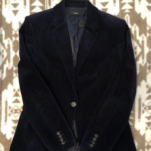 Theory Power One-Button Modern Corduroy Jacket